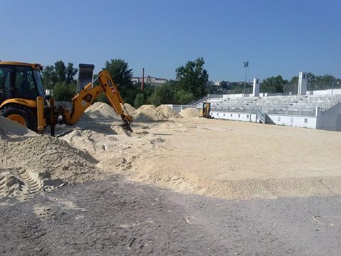 Il fera très beau sur le « Sandballodrome » d’Angoulême ce week-end