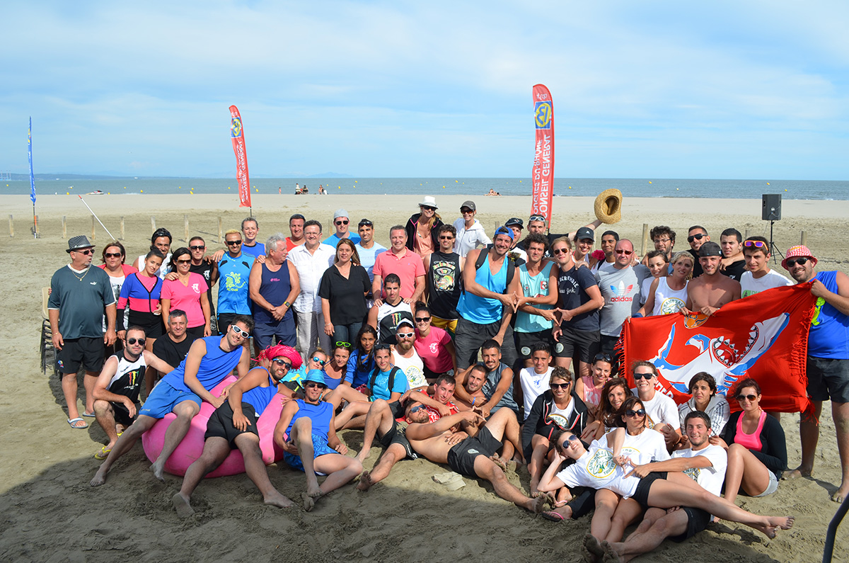 Le Sandball Tour 2014 vu du ciel à Angoulême