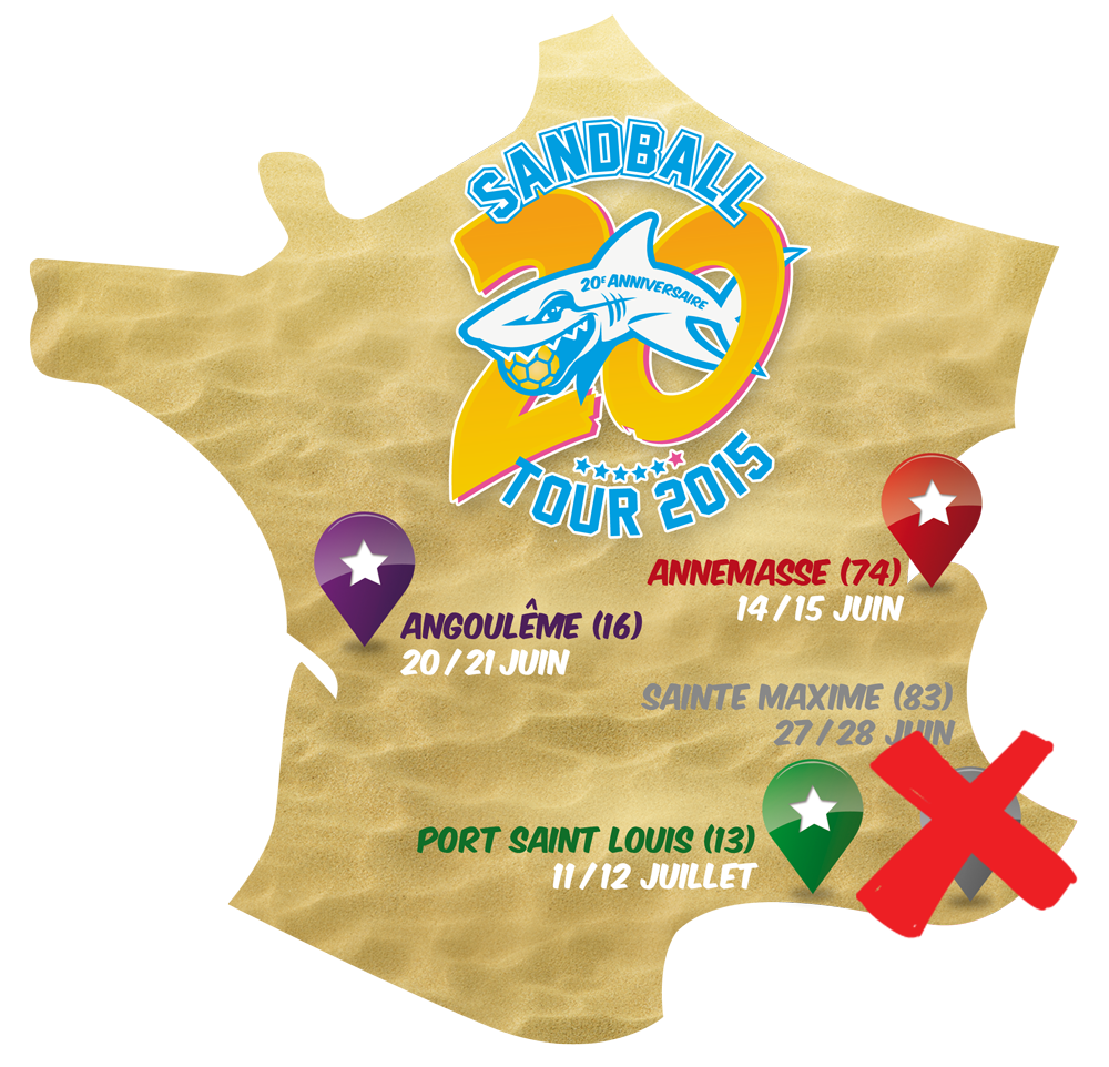 Annulation de l’étape de Sainte-Maxime du Sandball Tour 2015