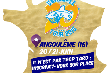 Sandball Tour 2015 à Angoulême: Il reste quelques places!