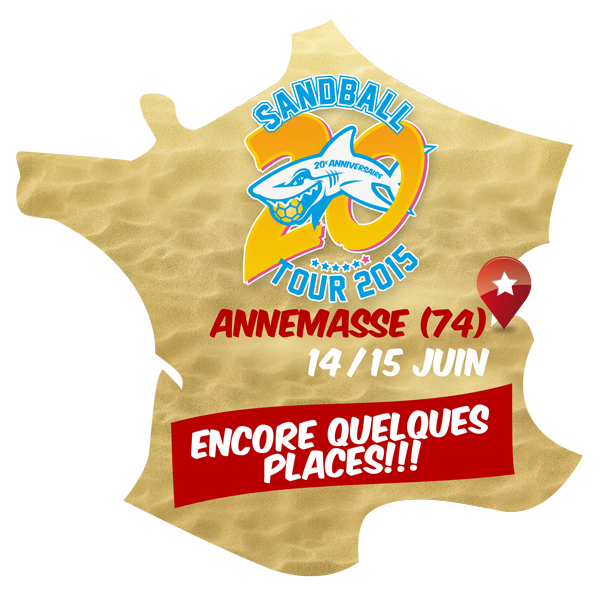 Sandball Tour 2015 à Annemasse : Il reste 6 places!