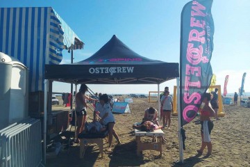 Les ostéopathes de l’OSTEOcrew présents pour le Sandball Tour 2015 à Port-Saint-Louis